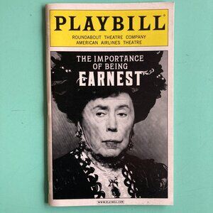 Playbill The Importance of Being Earnest Brian Bedford Santino Fontana June 2011